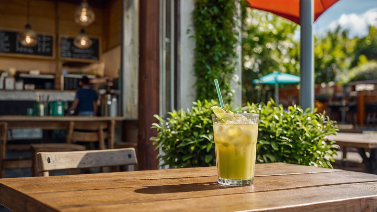 Domain café team preparing fresh burritos